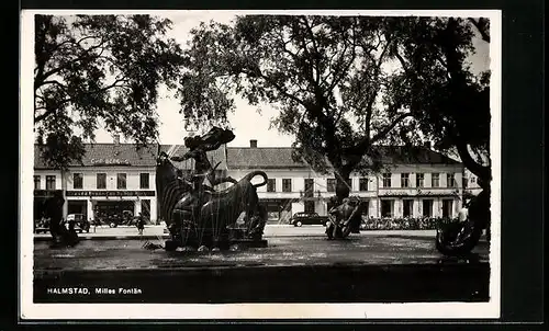 AK Halmstad, Milles Fontän