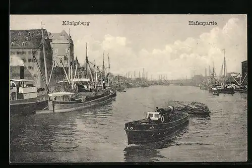 AK Königsberg, Hafenpartie, Schleppboot