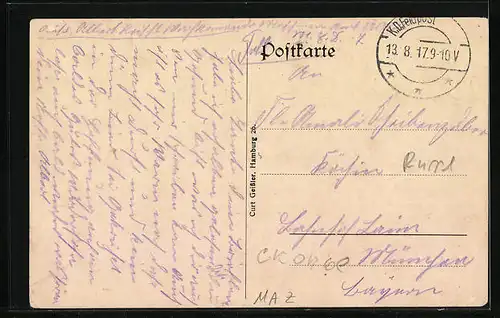 AK Uesküb, Strasse in der Stadt