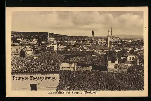 AK Skopje, Gesamtansicht, Deutsche Tageszeitung