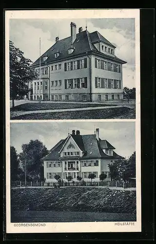 AK Georgensgmünd, Ansicht der Heilstätte