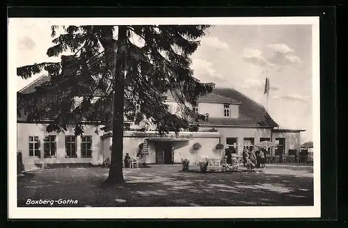 AK Gotha, Rennbahn-Gaststätte Boxberg