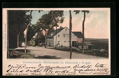 AK Eibenstock i. Erzgeb., Gasthaus Waldschenke