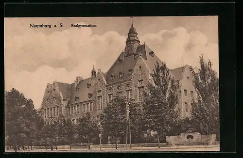 AK Naumburg a. S., Realgymnasium, Strassenansicht