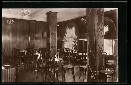 AK Erfurt, Konditorei und Cafe Horst Kohl, Innenansicht