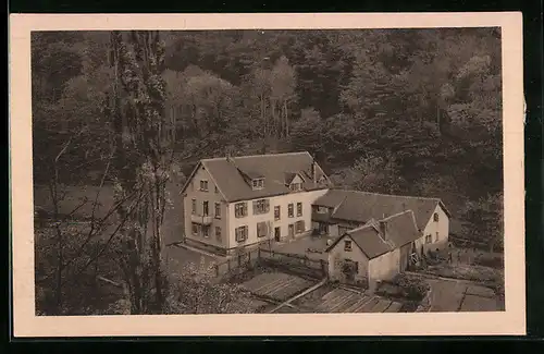 AK Auerbach an der Bergstrasse, Cafe-Restaurant u. Familien-Pension Hof Mühltal im Hochstätter-Tale