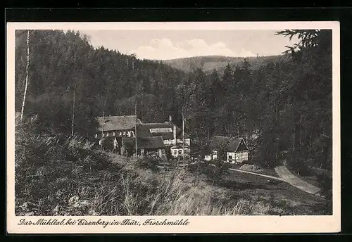 AK Eisenberg in Thür., Gasthaus Froschmühle im Mühltal
