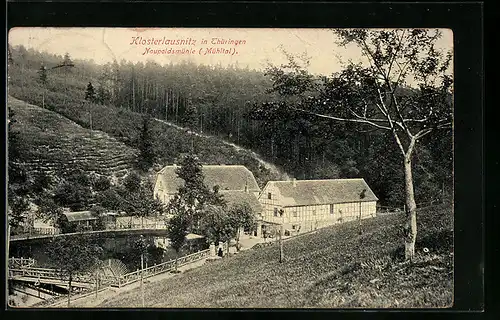 AK Klosterlausnitz in Thüringen, Naupoldsmühle im Mühltal