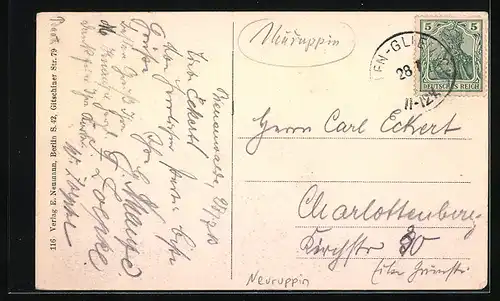 AK Neuruppin /Ruppiner Schweiz, Gasthaus Boltenmühle