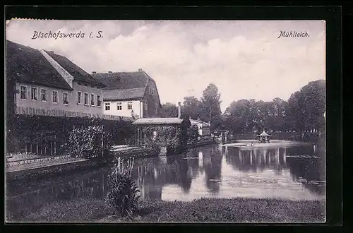 AK Bischofswerda i. Sa., Mühlteich