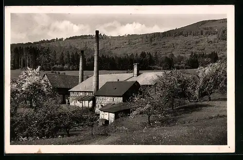 AK Frankenhain /Kr. Eschwege, Schmelztiegelfabrik Carl Nolte Söhne