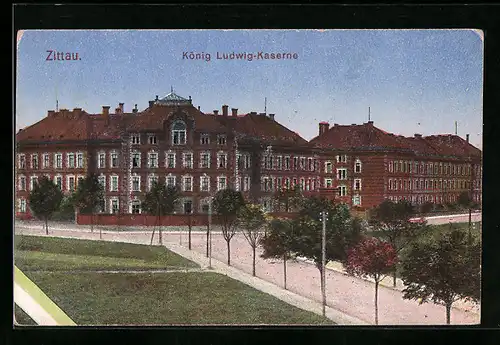 AK Zittau, König Ludwig-Kaserne