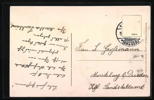 AK Stollberg /Erzgeb., Totalansicht mit Strasse und Feldern