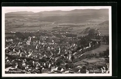 AK Kaufbeuren, Fliegeraufnahme der Stadt