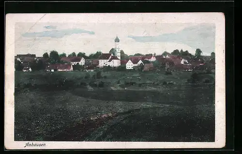 AK Anhausen, Panorama des Ortes