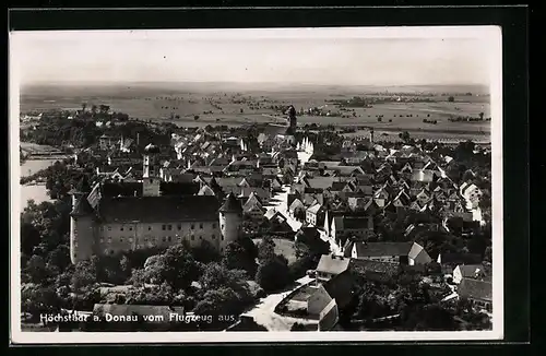 AK Höchstadt /Donau, Ortsansicht, Fliegeraufnahme