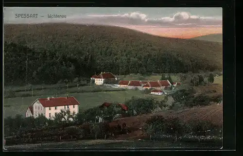 AK Lichtenau /Spessart, Ortspartie