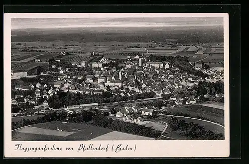 AK Pfullendorf /Baden, Fliegeraufnahme