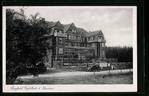 AK Gabelbach b. Ilmenau, Berghotel Gabelbach