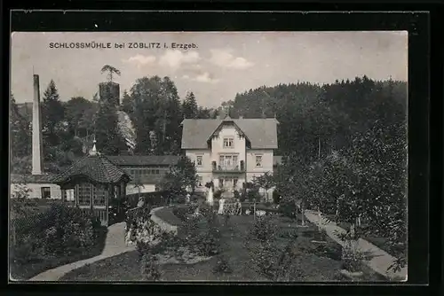 AK Zöblitz i. Erzgeb., Schlossmühle