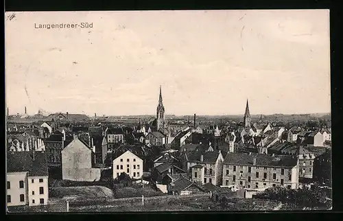 AK Langendreer-Süd, Teilansicht mit Kirchen