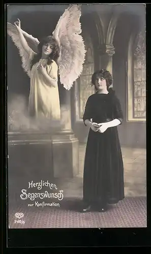 AK Schutzengel zur Konfirmation