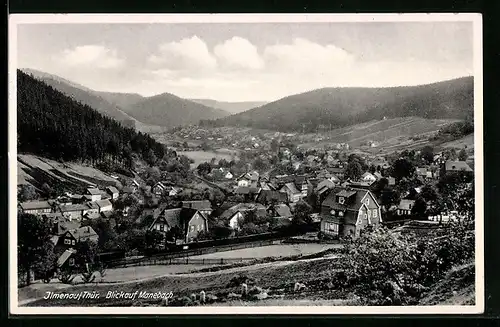 AK Ilmenau, Blick auf Manebach