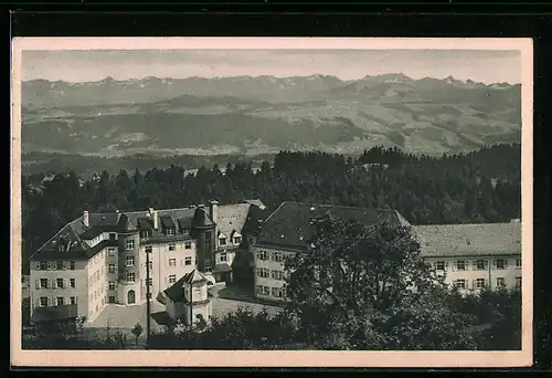 AK Scheidegg /Allgäu, Prinz-Regent-Luitpold-Kinderheilstätte, Panorama