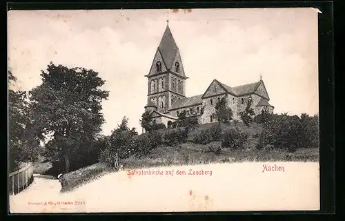 AK Aachen, Salvatorkirche auf dem Lousberg