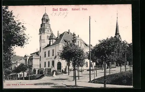 AK Bad Elster, Kaiserliche Post
