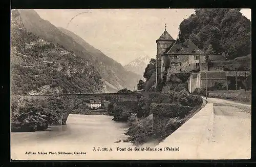 AK Saint-Maurice, Pont de Saint-Maurice, Valais