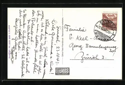 AK Oberwangen b. Dussnang, Gesamtansicht des Ortes