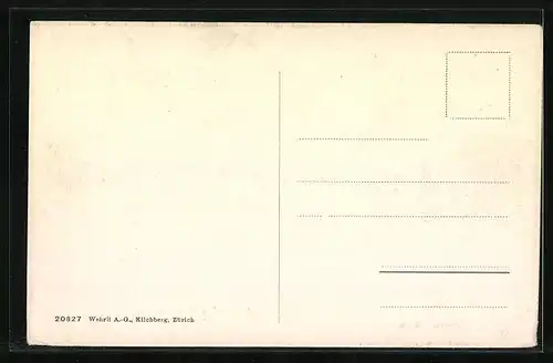 AK Adelboden, Hotel Bellevue im Winter