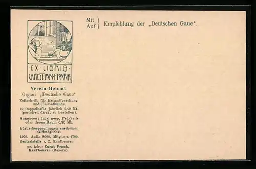 AK Deutsche Gaue, Zeitschrift für Heimatforschung und Heimatkunde