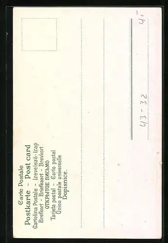 Lithographie Das Elterngrab, Frau trauert kniend vor dem Grab