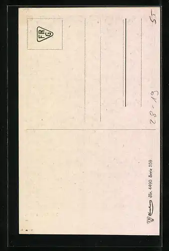 AK Liebespaar und Musikant, Tannhäuser