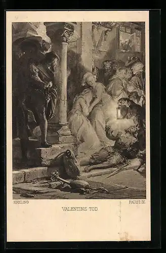 AK Faust, Valentins Tod, Szenenbild