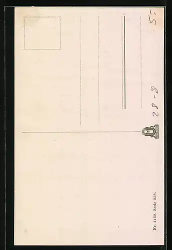 AK Lohengrin, Königspaar, Szenenbild