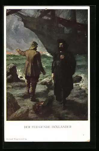 AK Der fliegende Holländer, Richard-Wagner-Zyklus