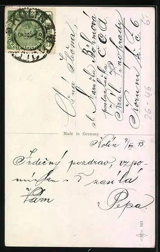 Künstler-AK Court Barber: Victress, Reiterin mit ihrem Pferd