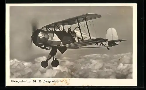 AK Übungseinsitzer Bü 133 Jungmeister, Flugzeug