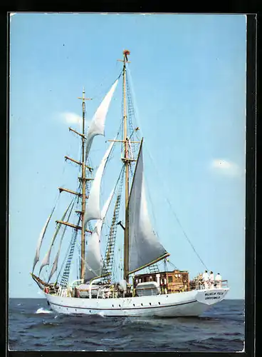 AK Segelschulschiff der NVA Wilhelm Pieck, Greifswald