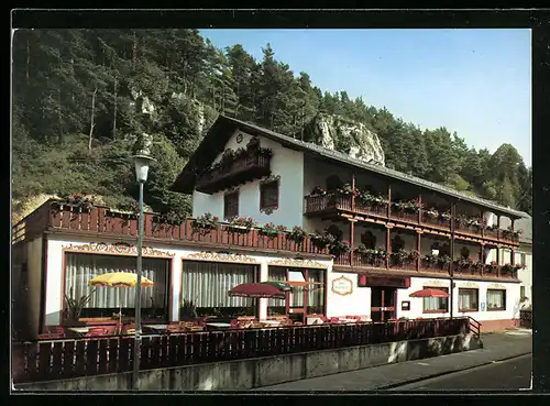 AK Pielenhofen, Pension-Café-Gaststätte Naabtalperle, Inh.: Fam. Queck, Angerstrasse 2