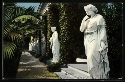 AK Corfou, Achilleion, Les 9 Muses