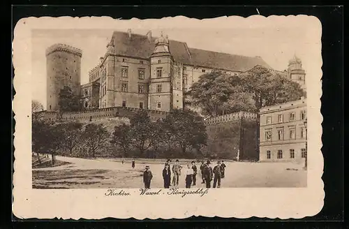 AK Krakow, Wawel, Königsschloss