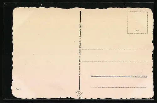 AK Krakow, Wawel, Königsschloss