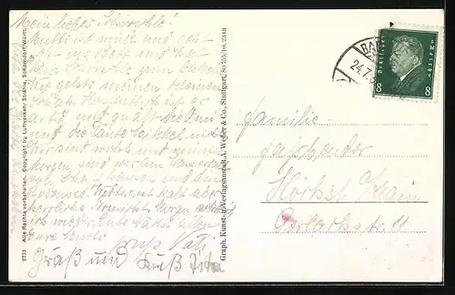 AK Bad Dürrheim, Ortsansicht vom Flugzeug aus