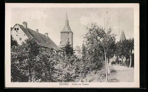 AK Iphofen, Partie am Graben