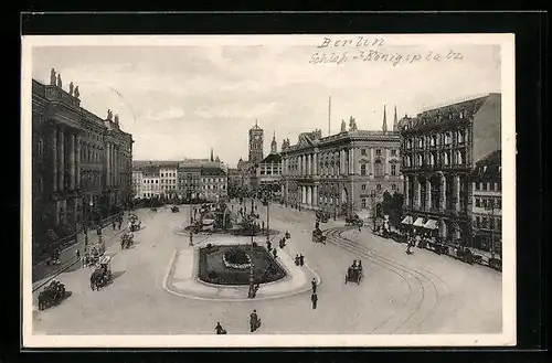 AK Berlin, Schlossplatz und Begasbrunnen