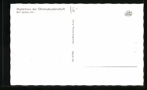 AK Selbitz /Ofr., Mutterhaus der Christusbruderschaft